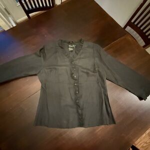 Terry Lewis Classic Luxuries Black Blouse